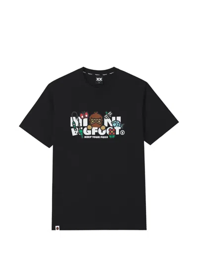 Fingercroxx Printed T-shirt In Black