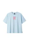 Fingercroxx Printed T-shirt In Blue