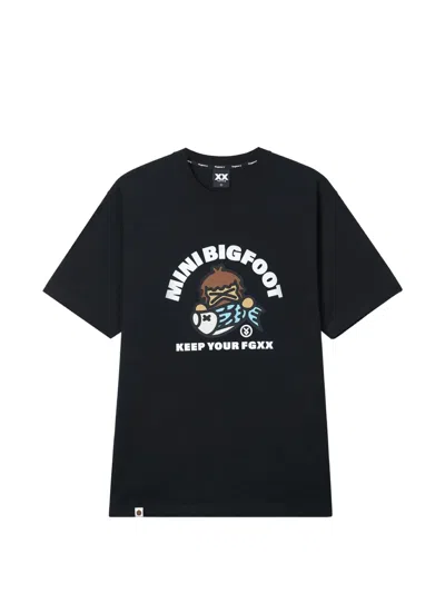 Fingercroxx Printed T-shirt In Blue