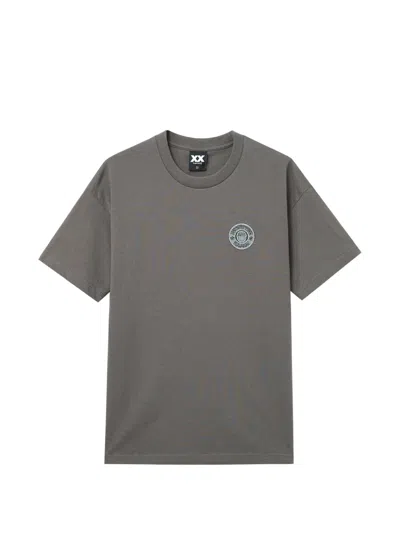 Fingercroxx Printed T-shirt In Gray