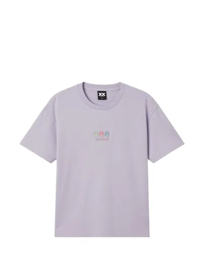 Fingercroxx Printed T-shirt In Purple