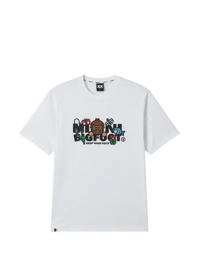 Fingercroxx Printed T-shirt In White
