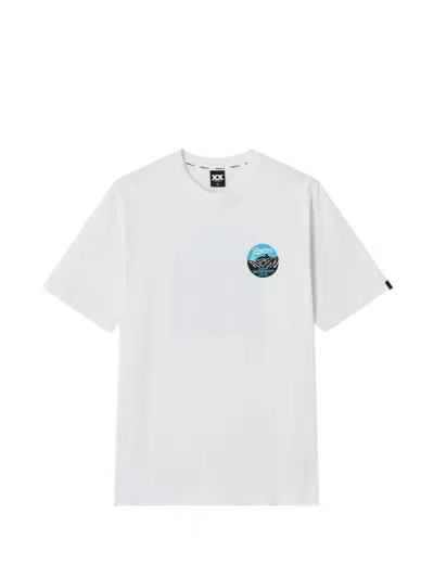 Fingercroxx Printed T-shirt In White
