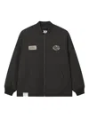 Fingercroxx Quilted Patch-details Jacket In Black