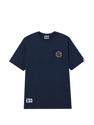 Fingercroxx Round-neck T-shirt In Blue