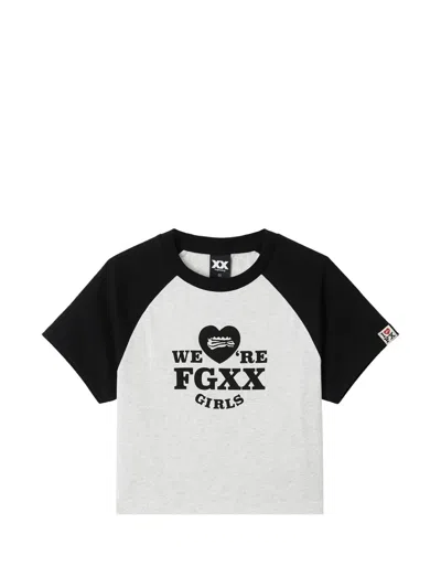 Fingercroxx Short Sleeve Printed T-shirt In Gray