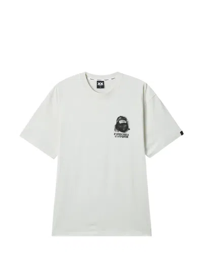 Fingercroxx Short-sleeve Printed T-shirt In White