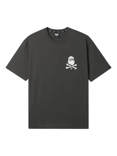 Fingercroxx Skull-print T-shirt In Black