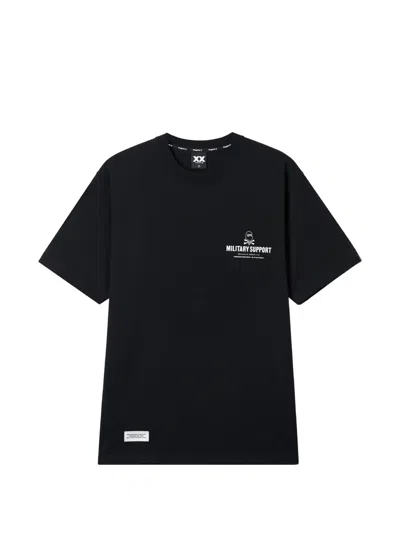 Fingercroxx Slogan-print T-shirt In Black