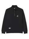Fingercroxx Zip-up Sweatshirt In Black