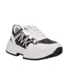 Finish Line Little Girls Cosmo Maddy Logo Repeat Sneakers In White