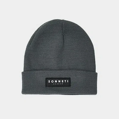 Finish Line Sonneti London Beanie Hat In Dark Grey