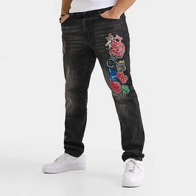 Finishline Supply And Demand Men's Cayman Straight Denim Jeans In Black