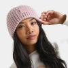 Finishline Ugg Chunky Rib Beanie Hat In Mauve