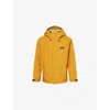 Finisterre Mens Buckwheat Skybird Waterproof Shell Jacket In Yellow