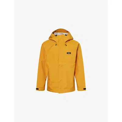 Finisterre Mens Buckwheat Skybird Waterproof Shell Jacket In Yellow
