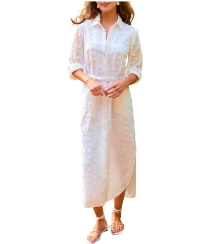 Finley Alex Shirt Dress In White