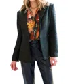 Finley Baxter Jacket In Olive/black In Blue