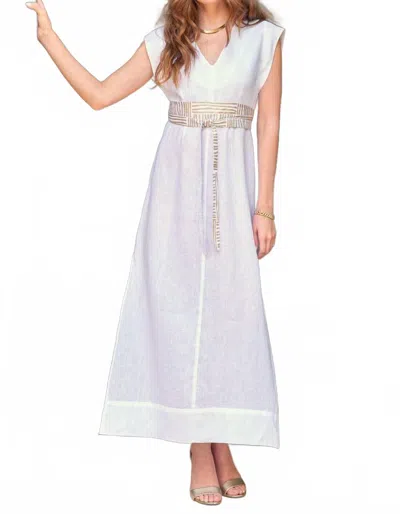 Finley Beverly Dress In White