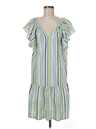 Pre-owned Finley Casual Dress In Green