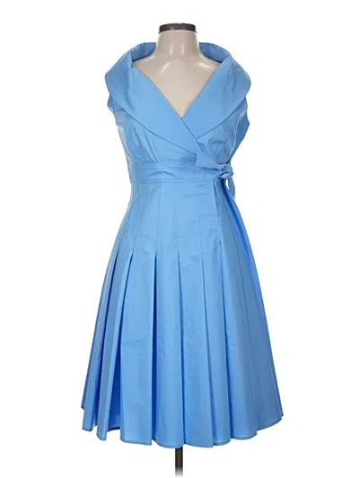 Pre-owned Finley Cocktail Dress In Blue