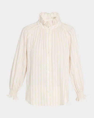Finley Fiona Striped Button-down Shirt