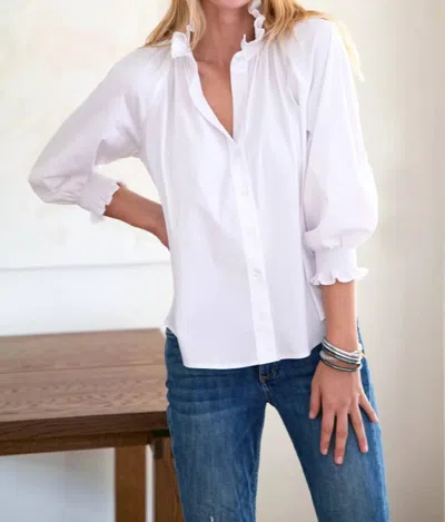Finley Fiona Top In White