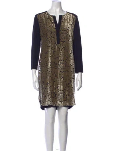 Pre-owned Finley Floral Print Mini Dress In Multi