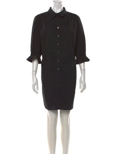Pre-owned Finley Knee-length Dress In Black