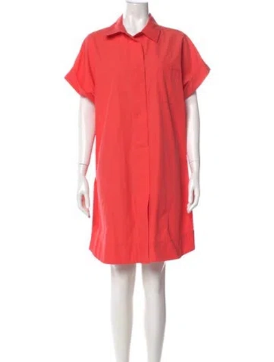 Pre-owned Finley Knee-length Dress In Orange