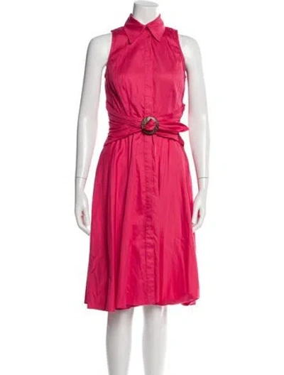 Pre-owned Finley Knee-length Dress In Pink