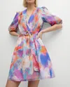 Finley Lilly Dress In Maui Print/lavender Multi In Multi