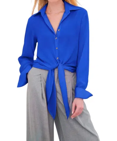Finley Lindy Top In Royal Blue