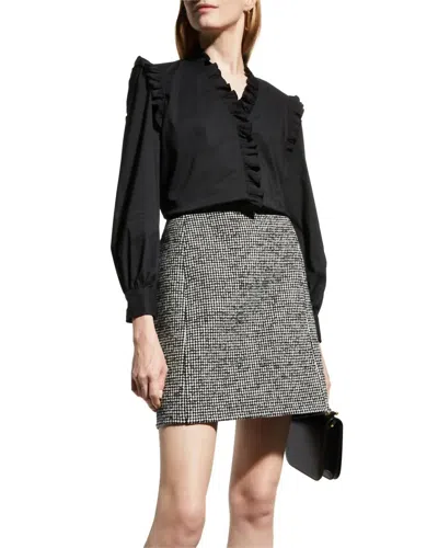 Finley Long Sleeve Byrdee Top In Black