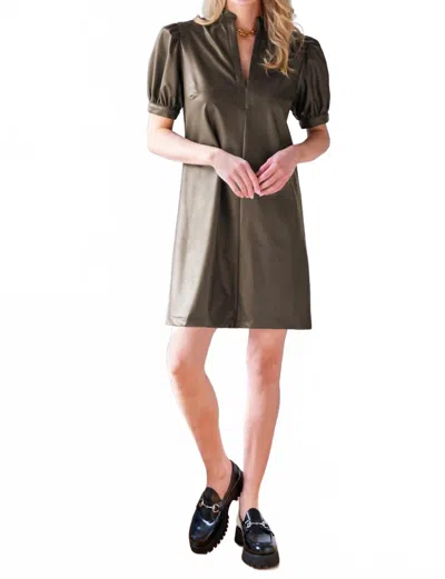 Finley Melanie Shift Dress In Mousse In Green