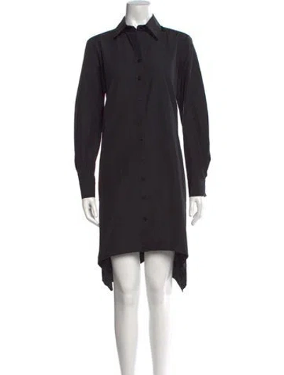 Pre-owned Finley Mini Dress In Black