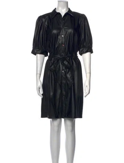 Pre-owned Finley Mini Dress In Black