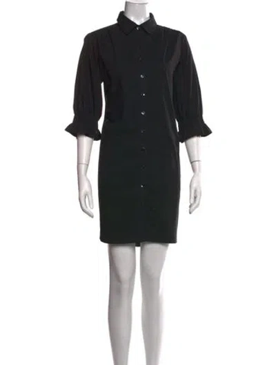 Pre-owned Finley Mini Dress In Black