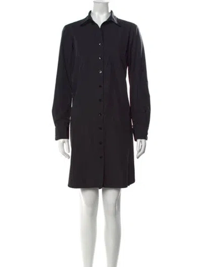 Pre-owned Finley Mini Dress In Black