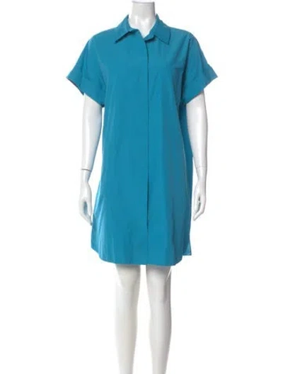 Pre-owned Finley Mini Dress In Blue