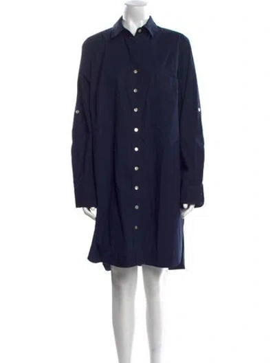 Pre-owned Finley Mini Dress In Blue