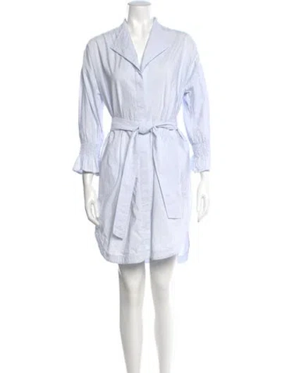 Pre-owned Finley Mini Dress In Blue