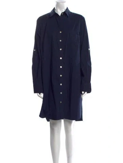 Pre-owned Finley Mini Dress In Blue