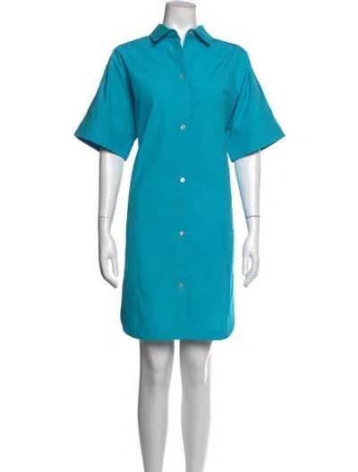 Pre-owned Finley Mini Dress In Blue