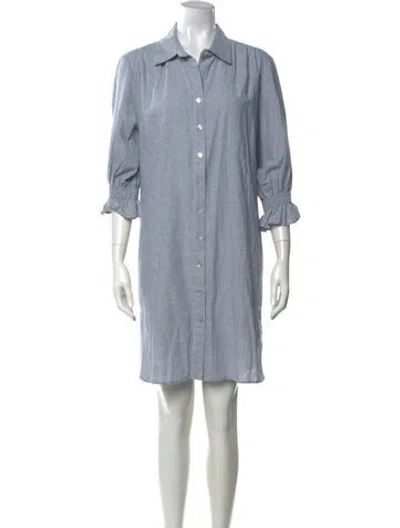 Pre-owned Finley Mini Dress In Blue