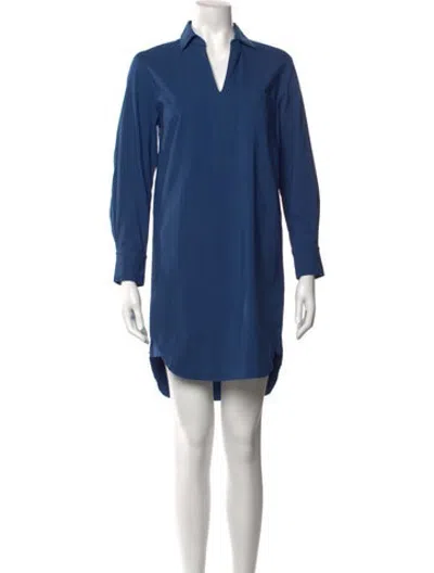Pre-owned Finley Mini Dress In Blue
