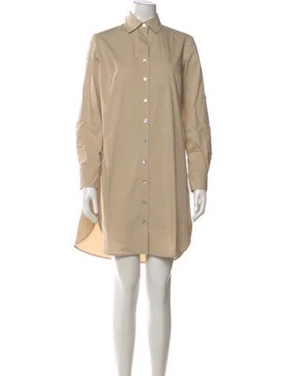 Pre-owned Finley Mini Dress In Neutrals