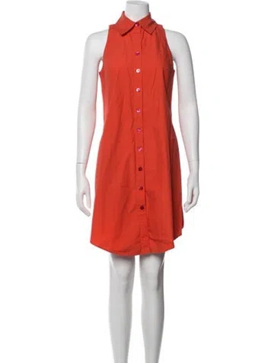 Pre-owned Finley Mini Dress In Orange