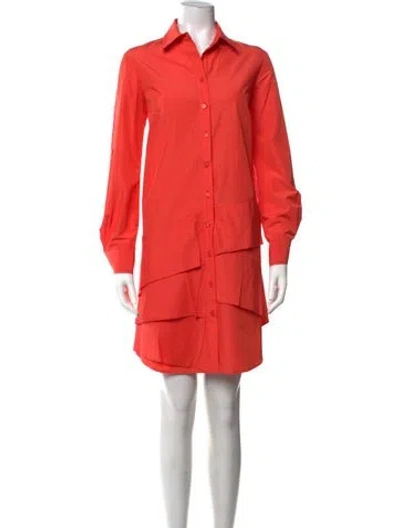 Pre-owned Finley Mini Dress In Orange
