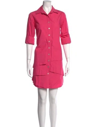 Pre-owned Finley Mini Dress In Pink